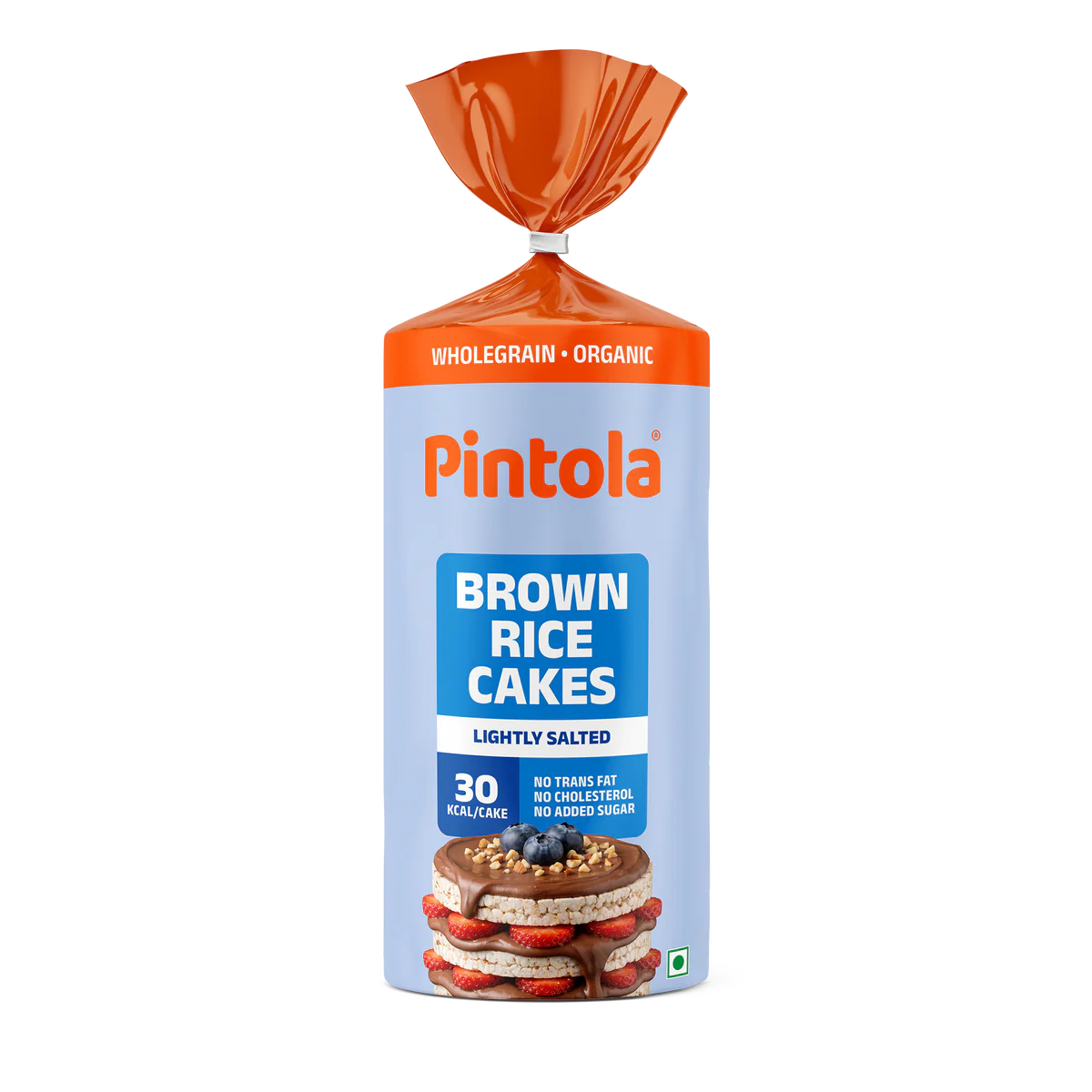 Pintola Organic Wholegrain Brown Rice Cakes