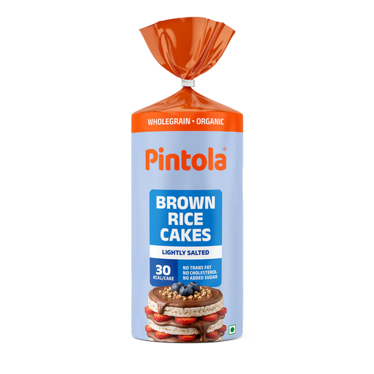 Pintola Organic Wholegrain Brown Rice Cakes