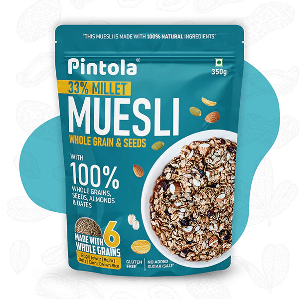 Pintola 33% Millet | Wholegrain & Seeds Muesli