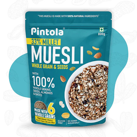 Pintola 33% Millet | Wholegrain & Seeds Muesli