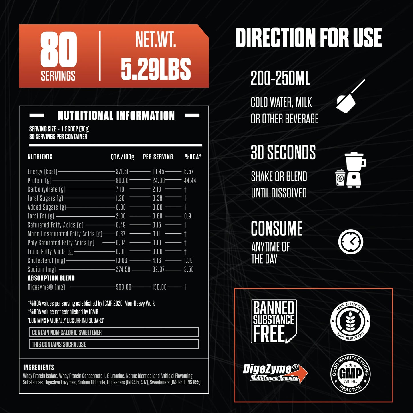 Exalt Supps The Priority Whey Protein