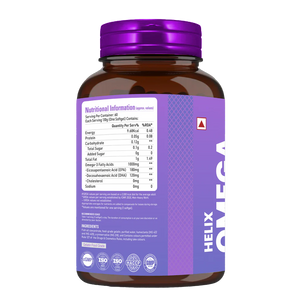 HelixLabz Omega - 1000mg Omega-3 Fish Oil | High-Performance Supplement for Athletes (60 Softgels)