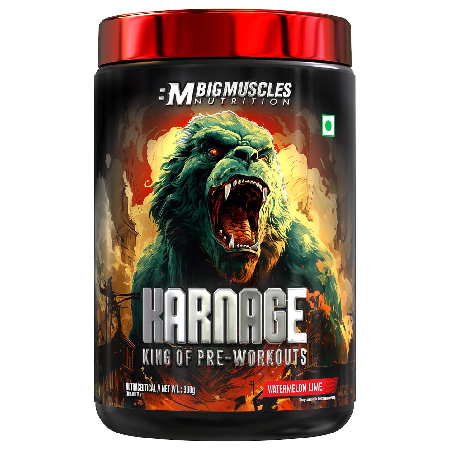 Big muscles nutrition Karnage Red 60servings