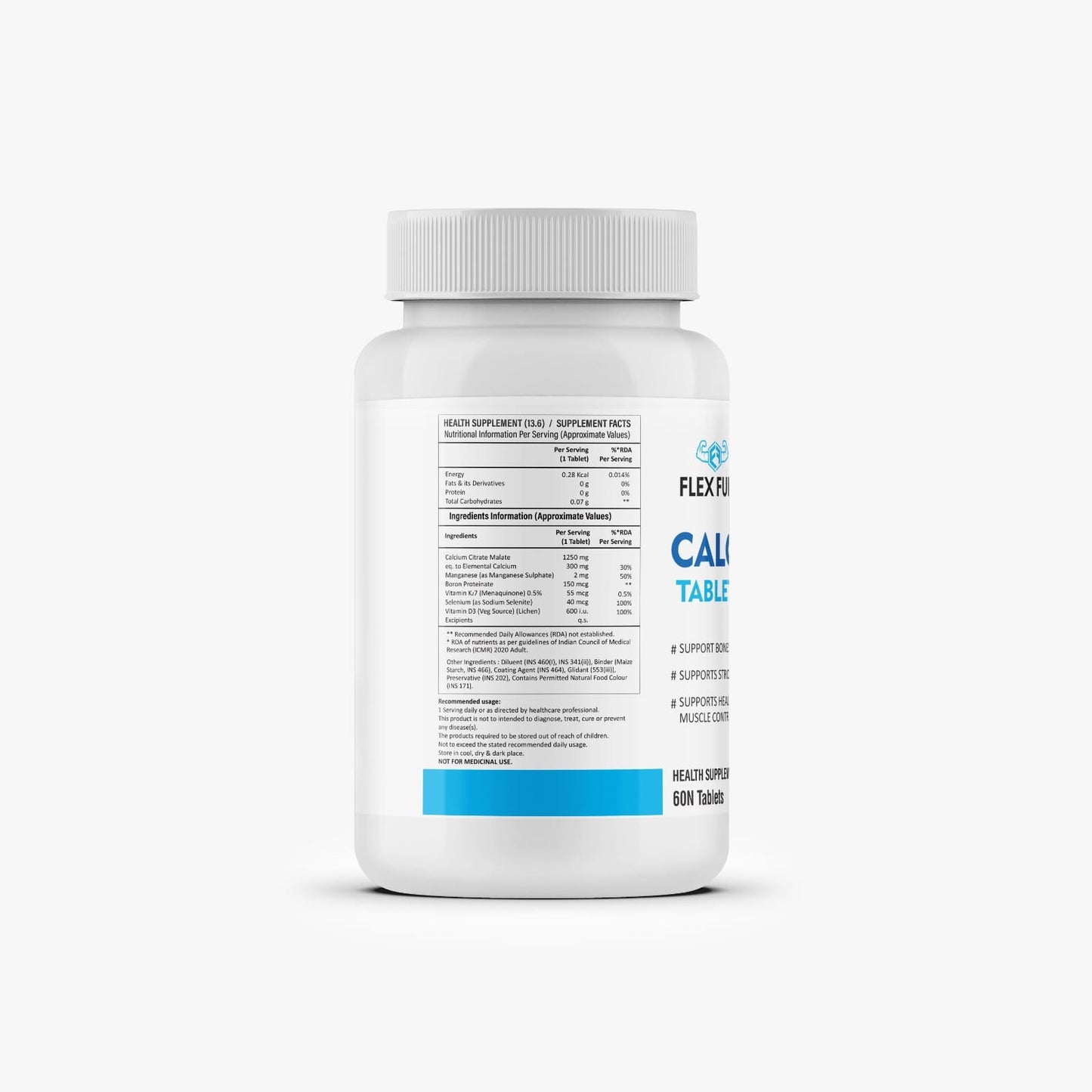 Flex Fuel Calcium Tablets – 60 Tablets