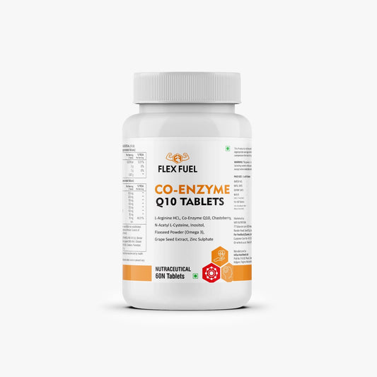 Flex Fuel Co-Enzyme Q10 Tablets – 60 Tablets