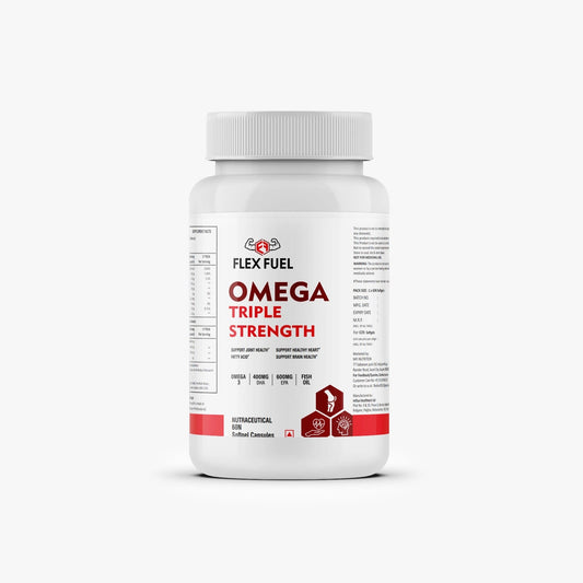 Flex Fuel Omega – Triple Strength Fish Oil (60 Softgels)