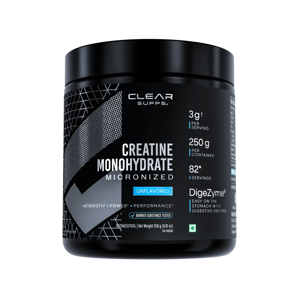 CLEARSUPPS CREATINE MONOHYDRATE
