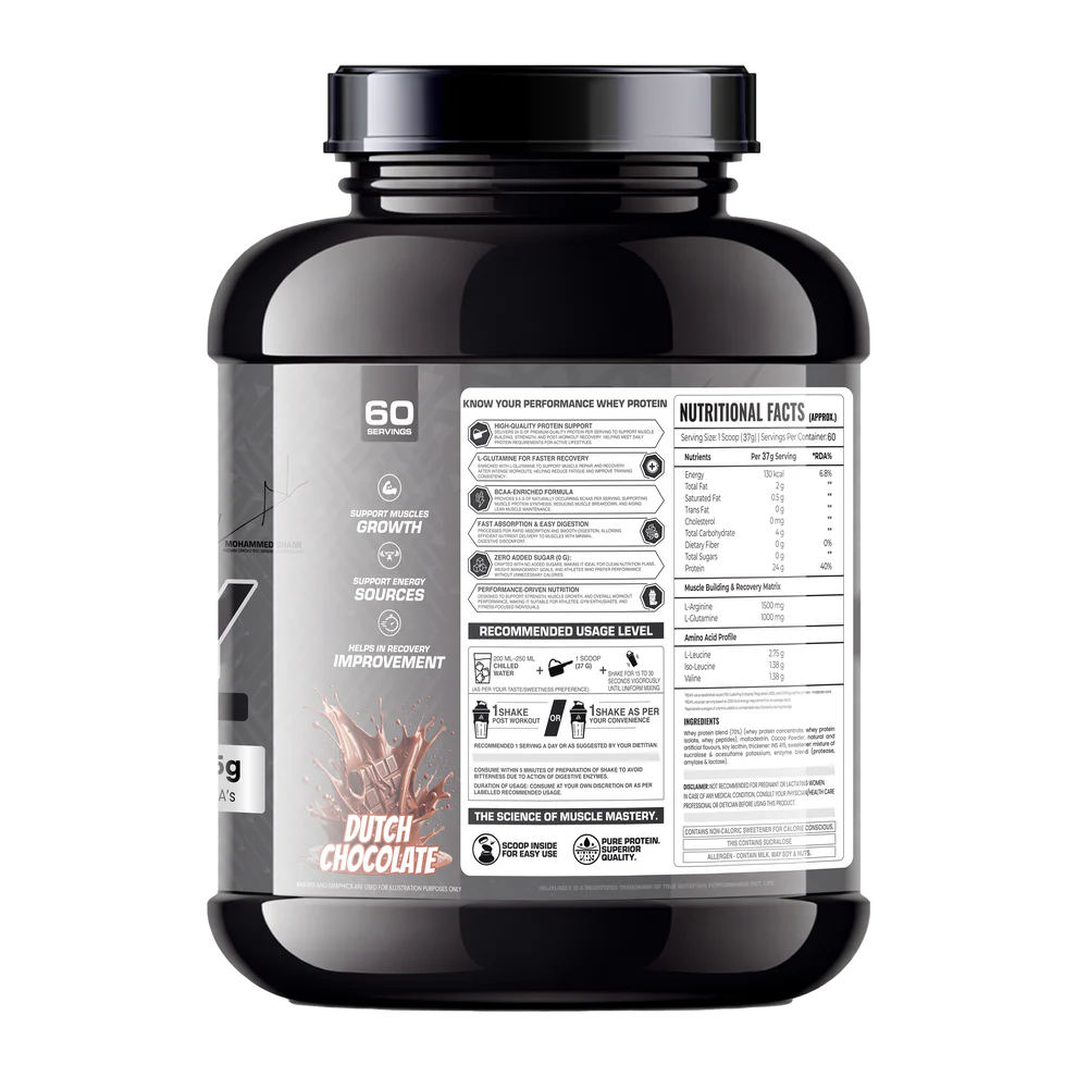 HelixLabz New Platinum Series Performance Whey Protein 2.2kg (4.89Lbs)