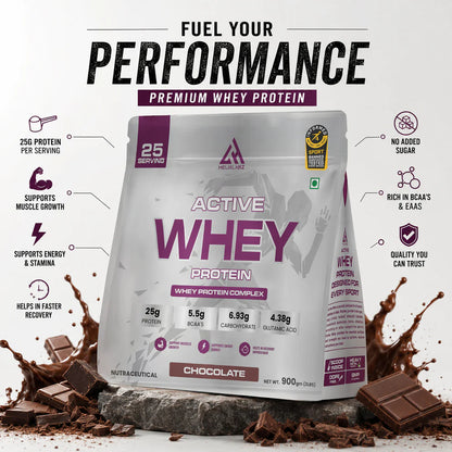Kelxlanz  Active Whey Protein | Informed Sport Certified - 900Gm (2Lbs), 25 Servings