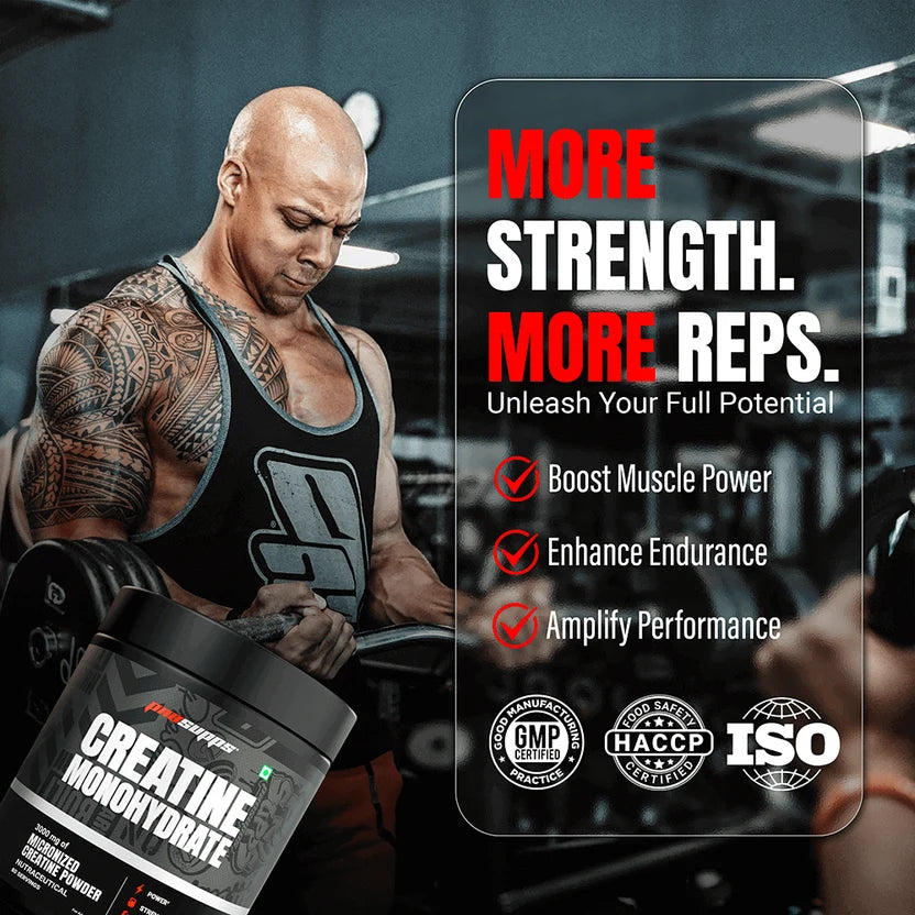 Prosupps Creatine Monohydrate | Muscle Strength, Power & Performance Support