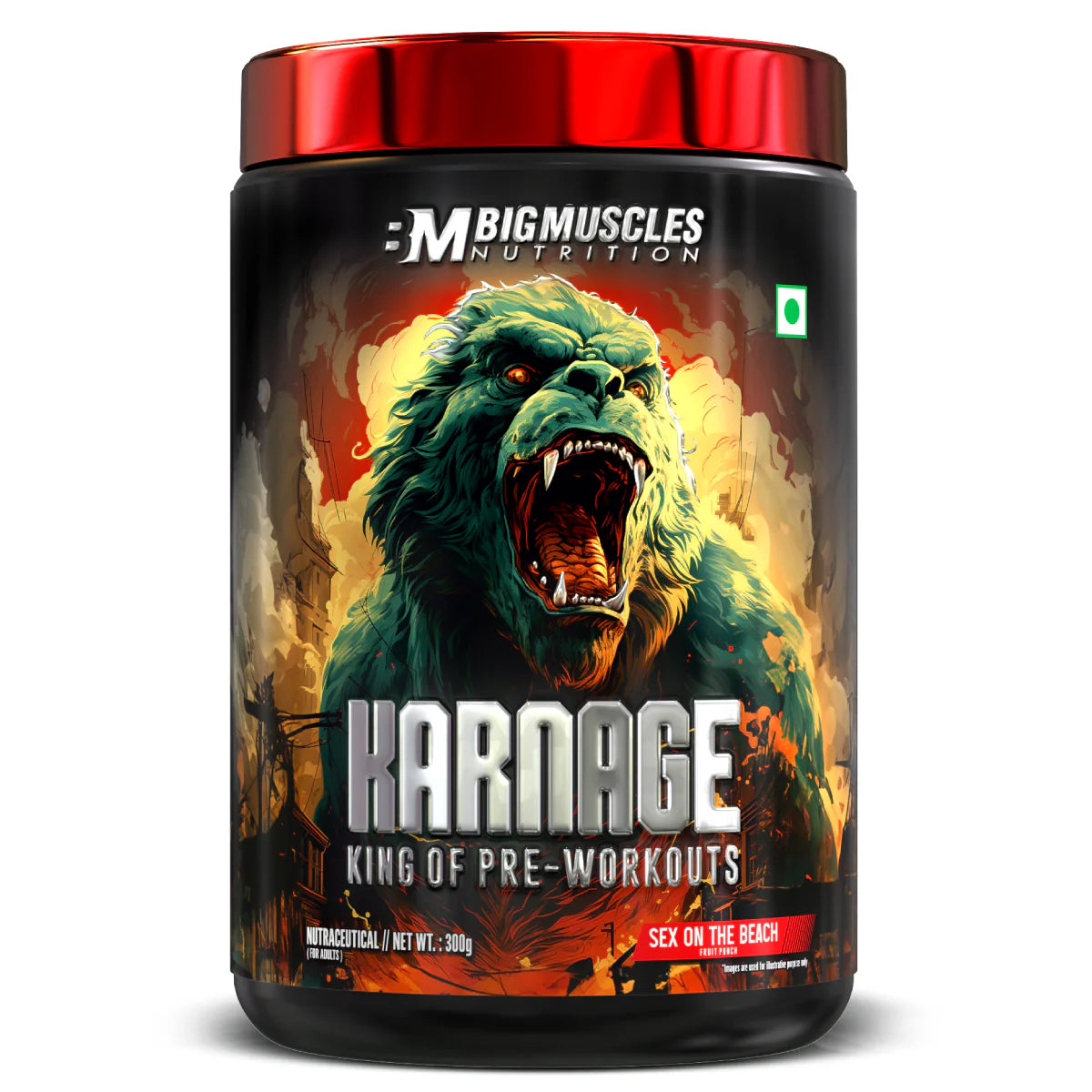 Big muscles nutrition Karnage Red 60servings