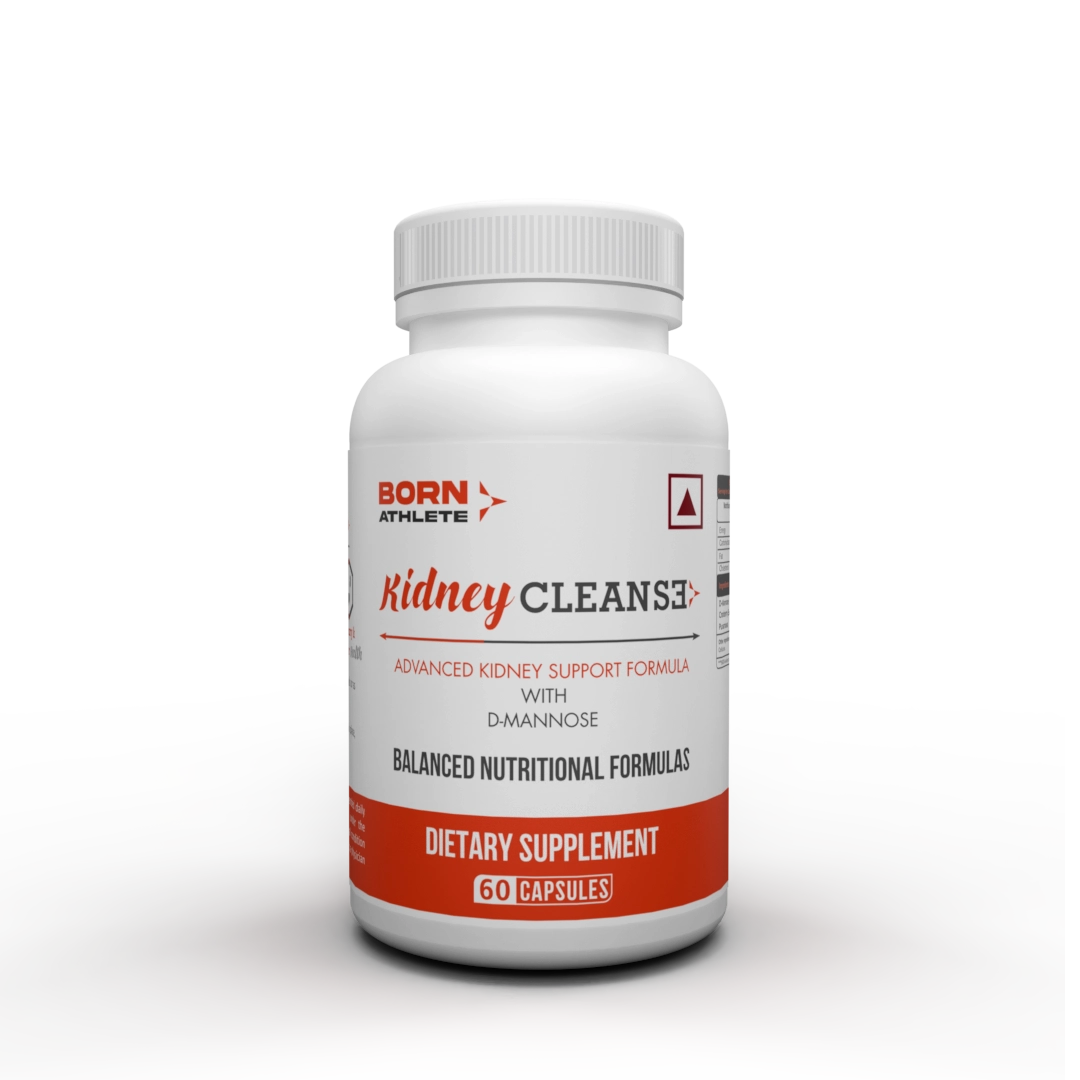 Born Athlete Kidney Cleanse I Advanced Kidney Support and Hydration Balance I Power of D-Mannose