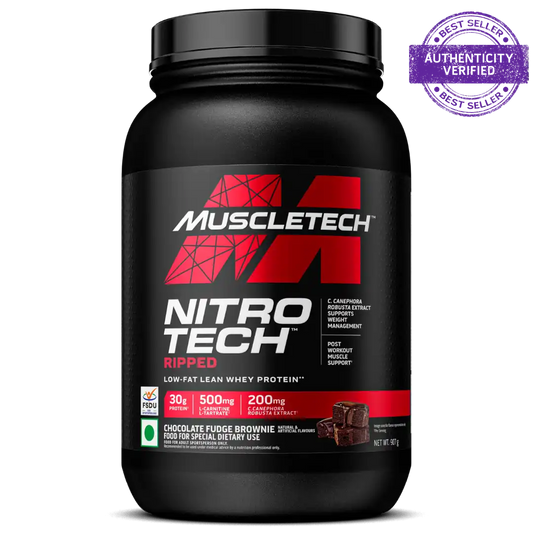 MuscleTech™ Nitro-Tech™ Ripped Whey Protein Powder 1.72kg , 907g