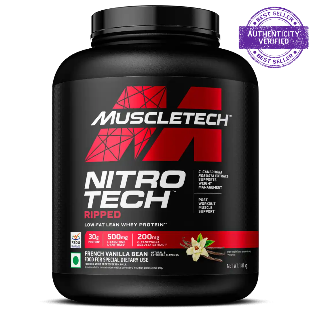 MuscleTech™ Nitro-Tech™ Ripped Whey Protein Powder 1.72kg , 907g