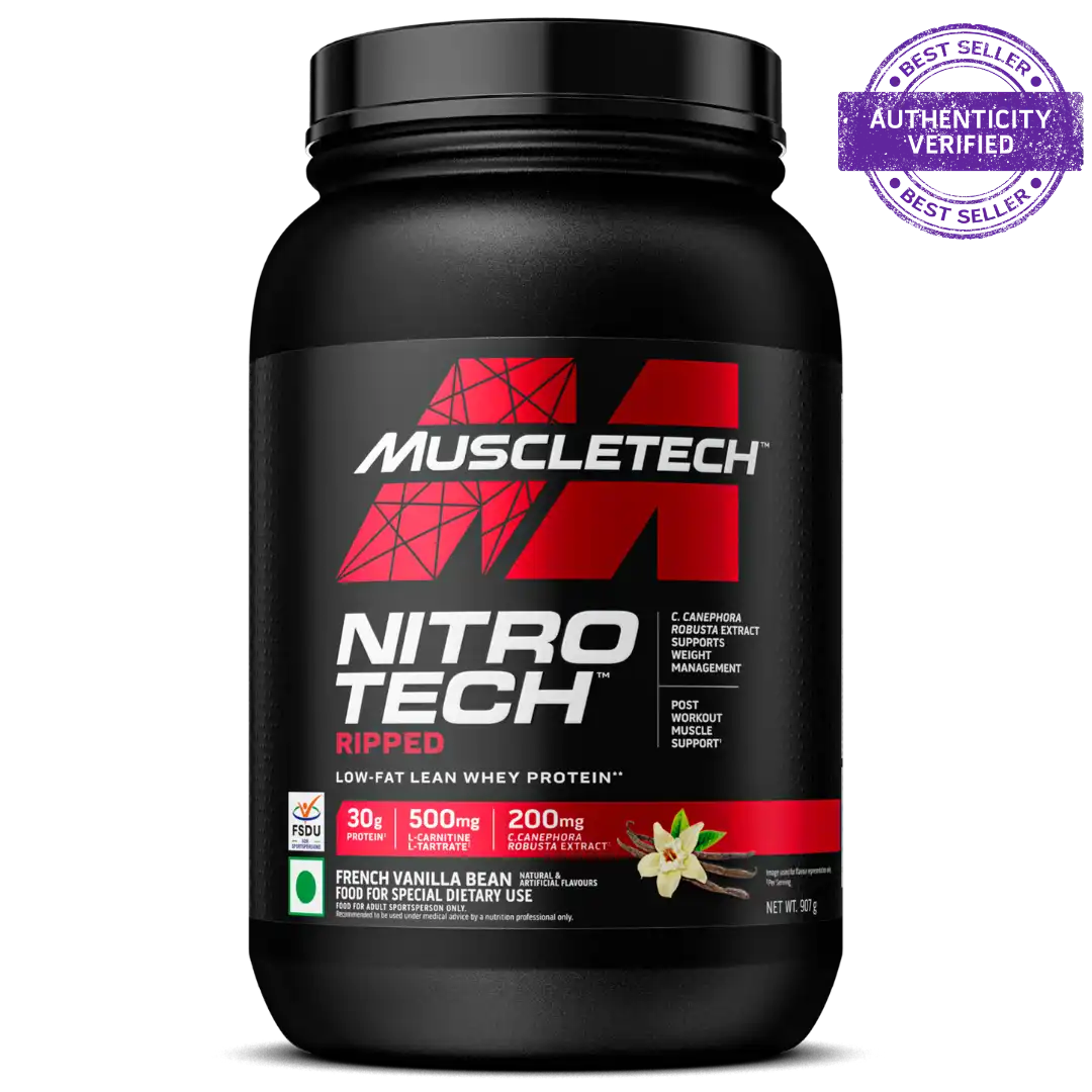 MuscleTech™ Nitro-Tech™ Ripped Whey Protein Powder 1.72kg , 907g