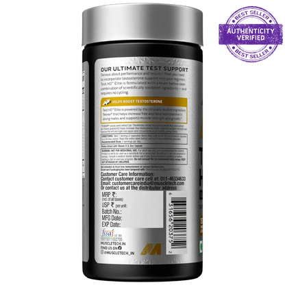 Muscletech™ Test HD™ Elite Units 60 Unflavoured