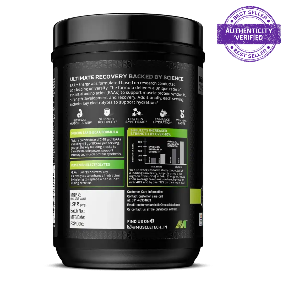 Muscletech™ EAA+ Energy Sour Apple 30 Servings