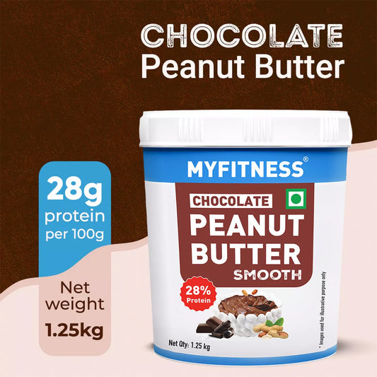 MyFitness Peanut Butter - Chocolate | 28% Protein | Smooth | Chocolate Peanut Butter Spread