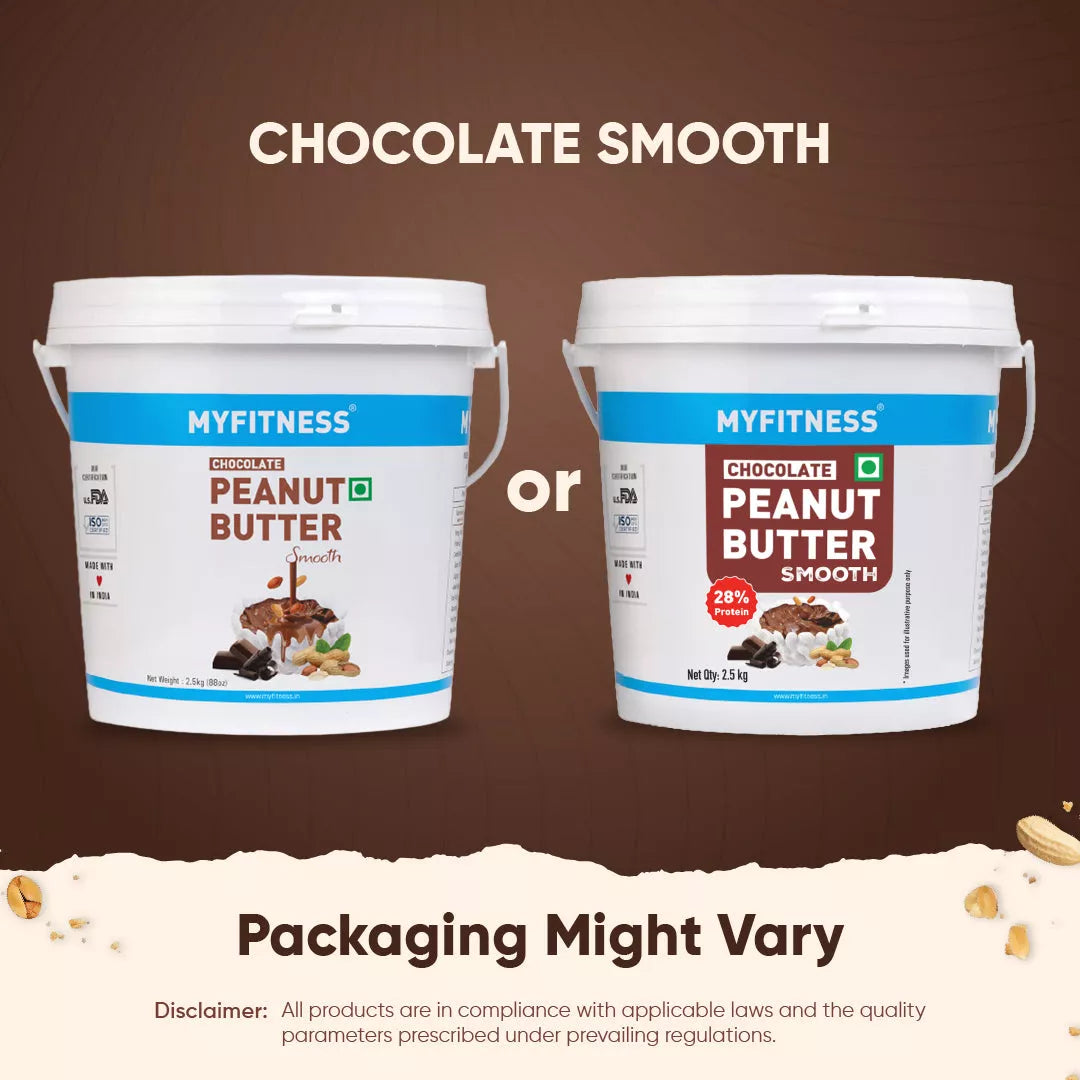 MyFitness Peanut Butter - Chocolate | 28% Protein | Smooth | Chocolate Peanut Butter Spread