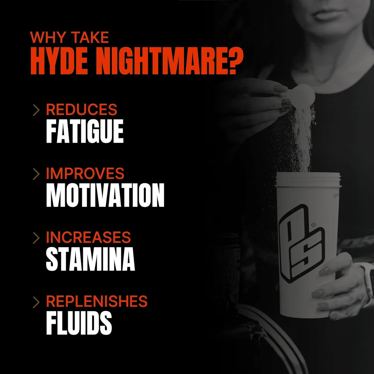 Prosupps Hyde Nightmare Pre Workout | Extreme Energy & Intense Focus Formula