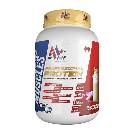 Americanz Muscles Professional Protein – High-Quality Whey Blend for Strength & Performance 2lbs & 5lbs