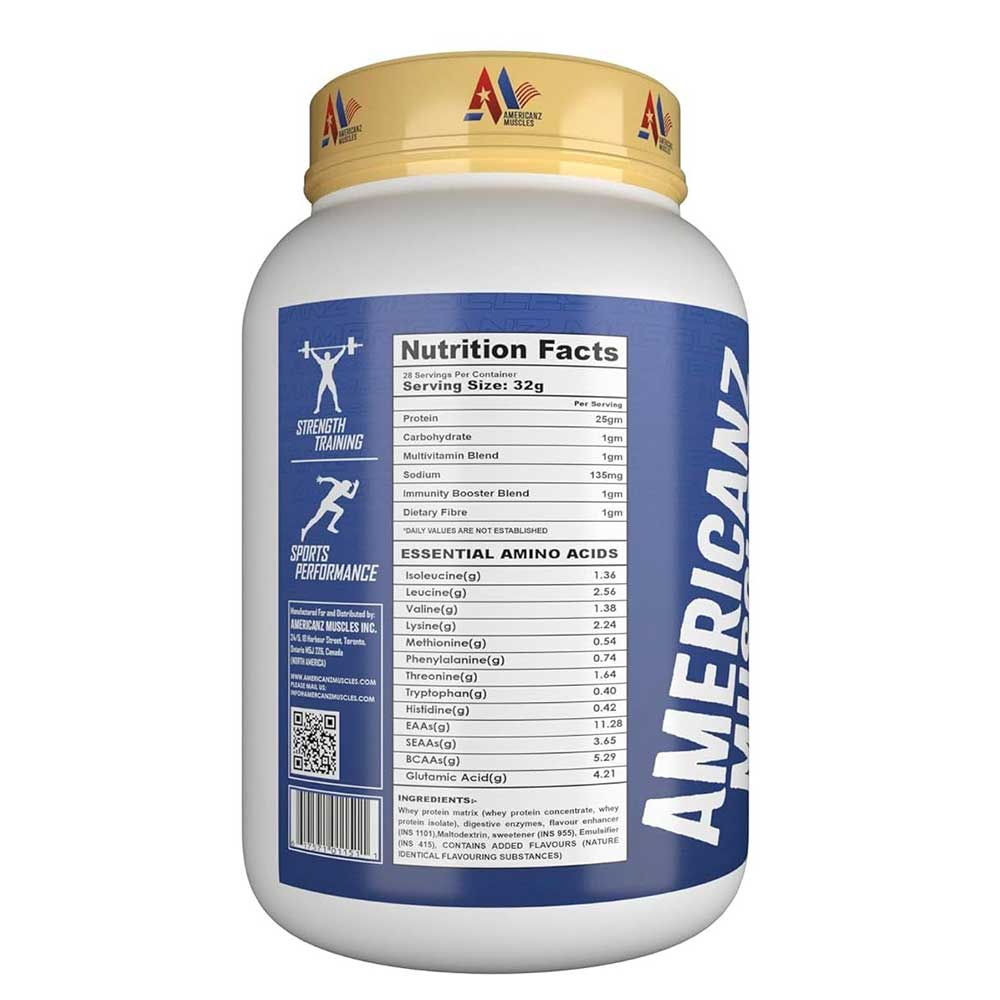 Americanz Muscles Professional Protein – High-Quality Whey Blend for Strength & Performance 2lbs & 5lbs