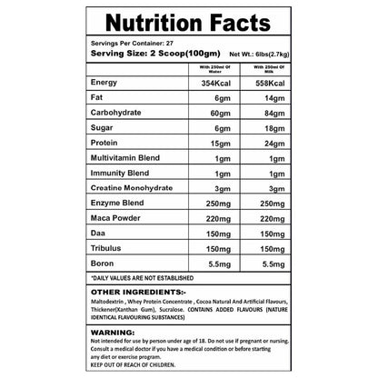 Americanz Muscles Professional Lean Mass – Advanced Mass Gainer for Muscle Building & Recovery 6lb