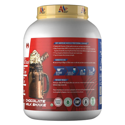 Americanz Muscles Professional Lean Mass – Advanced Mass Gainer for Muscle Building & Recovery 6lb