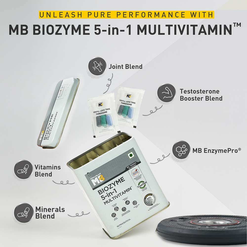 MuscleBlaze Biozyme 5 in 1 Multivitamin