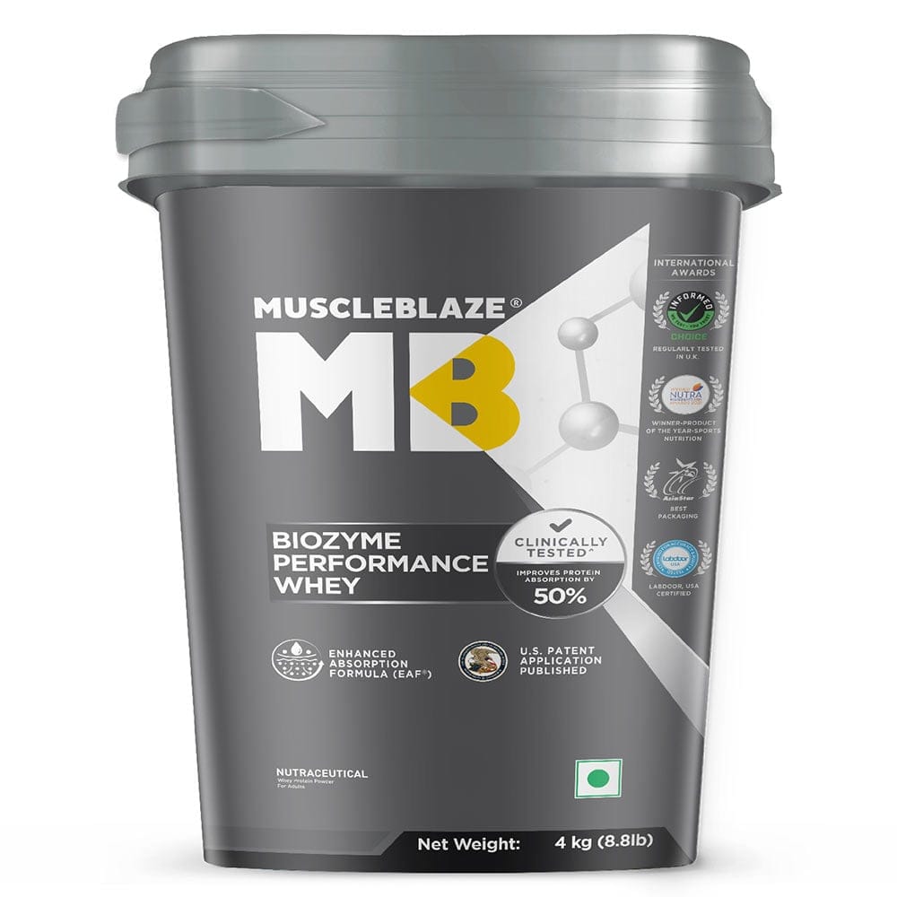 MuscleBlaze Biozyme Performance Whey 4 KG