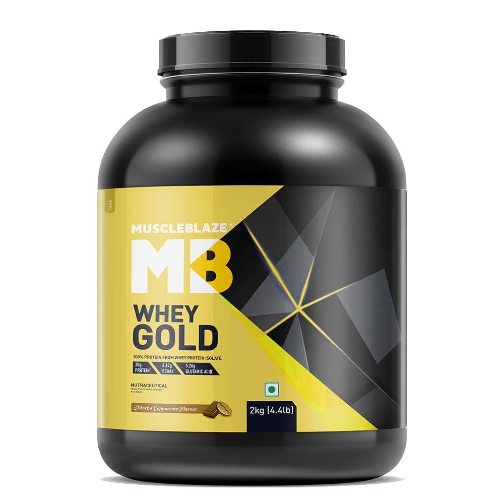 MuscleBlaze Whey Gold 100% Whey Protein Isolate 2 KG