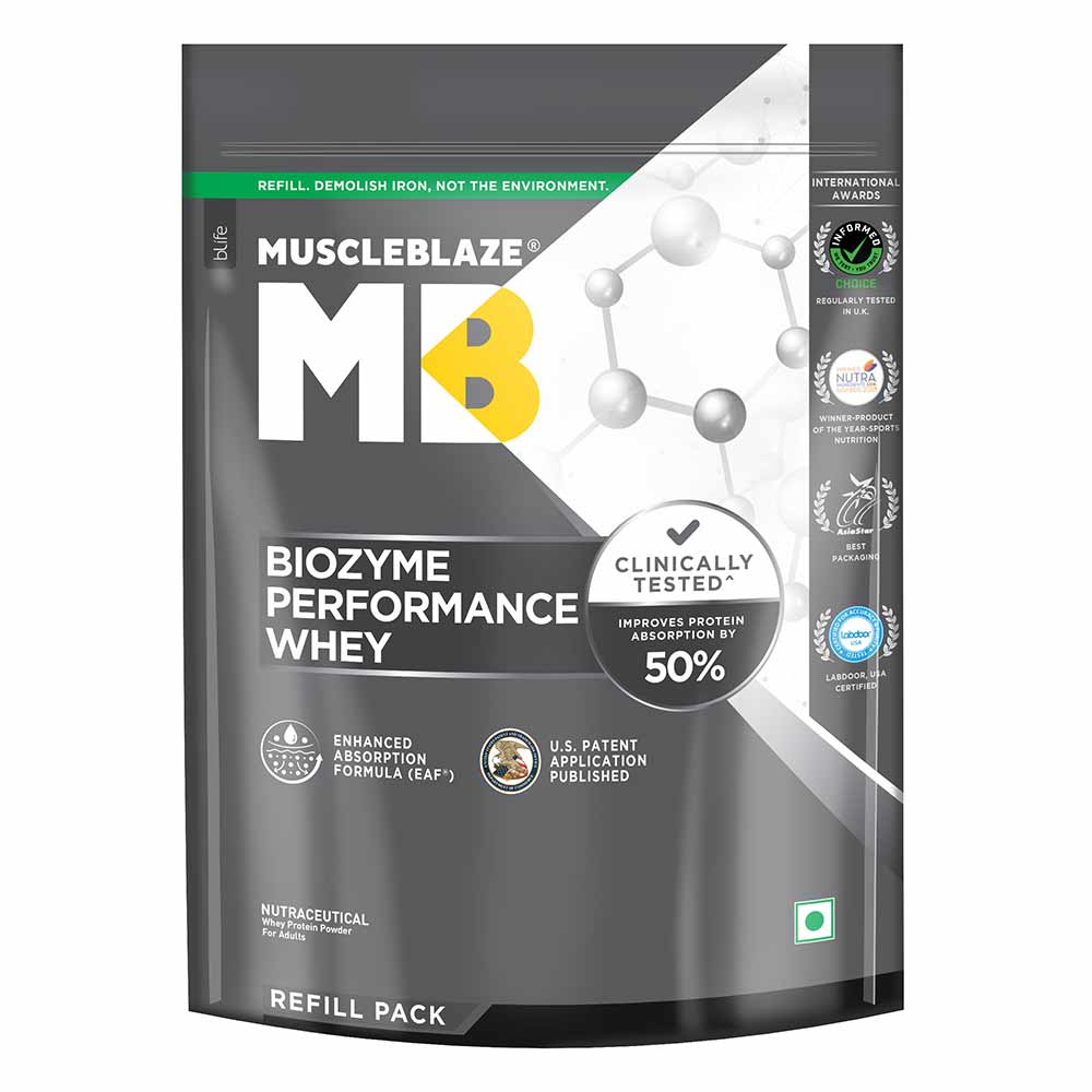 MuscleBlaze Biozyme Performance Whey 1 kg