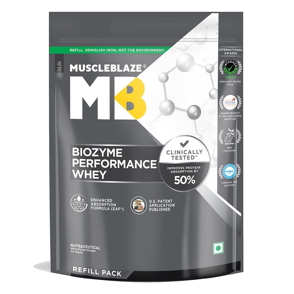 MuscleBlaze Biozyme Performance Whey 1 kg