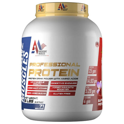 Americanz Muscles Professional Protein – High-Quality Whey Blend for Strength & Performance 2lbs & 5lbs
