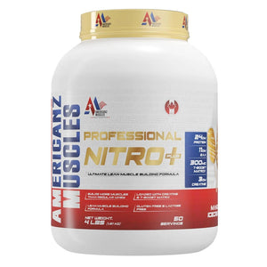 Americanz Muscles Professional Nitro+ – High-Performance Protein for Muscle Growth & Recovery 4 lbs