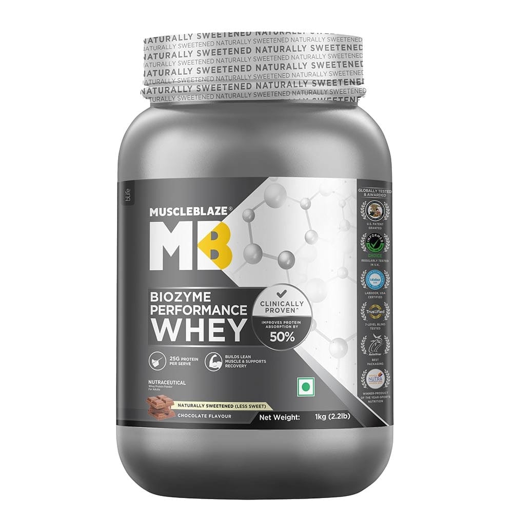 MuscleBlaze Biozyme Performance Whey 1 kg
