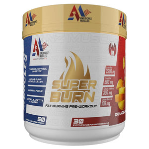 Americanz Muscles Super Burn – Powerful Fat Burner for Weight Loss, Energy & Metabolism Boost 50 Servings