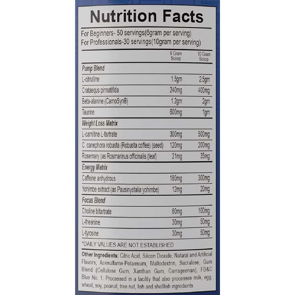 Americanz Muscles Super Burn – Powerful Fat Burner for Weight Loss, Energy & Metabolism Boost 50 Servings