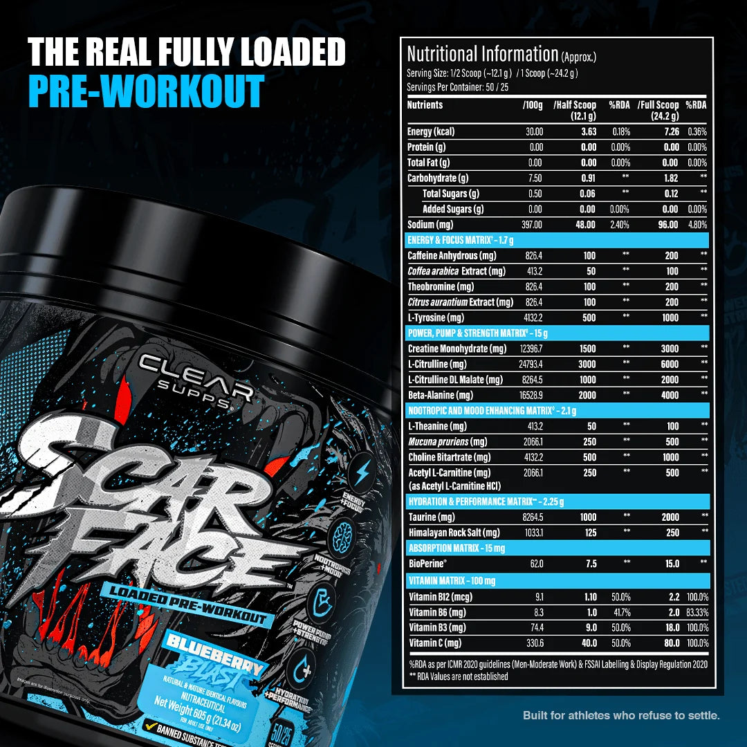 ClearSupps Scarface Pre Workout