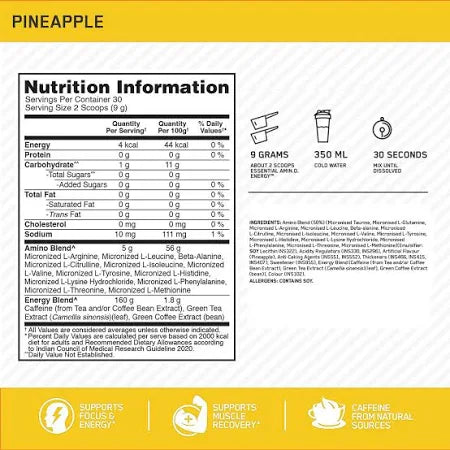 Optimum Nutrition Essential Amin.O. Energy